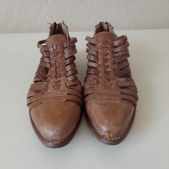 Bed Stu Las Cruces Huarache Flat woven leather 7 - Picture 3 of 9